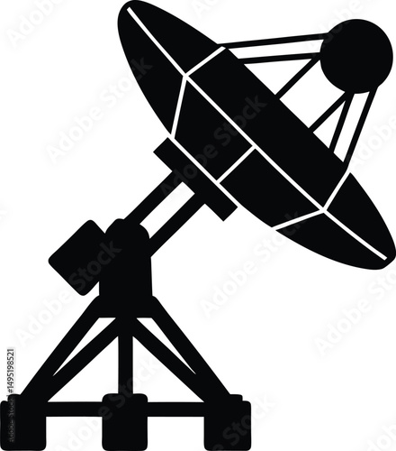 satellite dish on a blue background