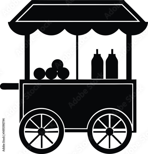 vintage carriage vector illustration