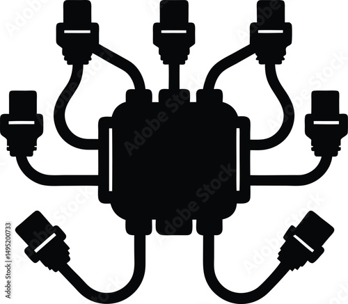 electrical plug and socket