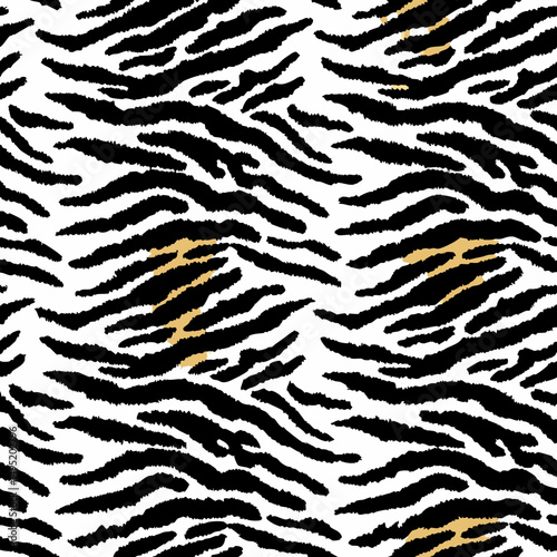 tiger fur texture vector design illustration 