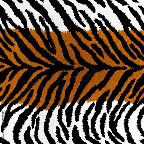 tiger fur texture vector design illustration 