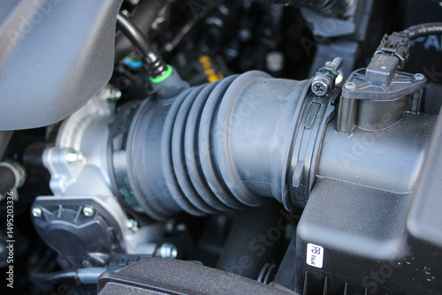 Details of a new vehicle's gas engine air intake