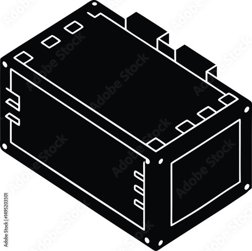 battery charger vector illustration