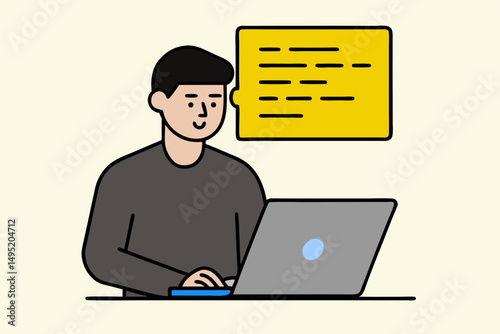 businessman with laptop