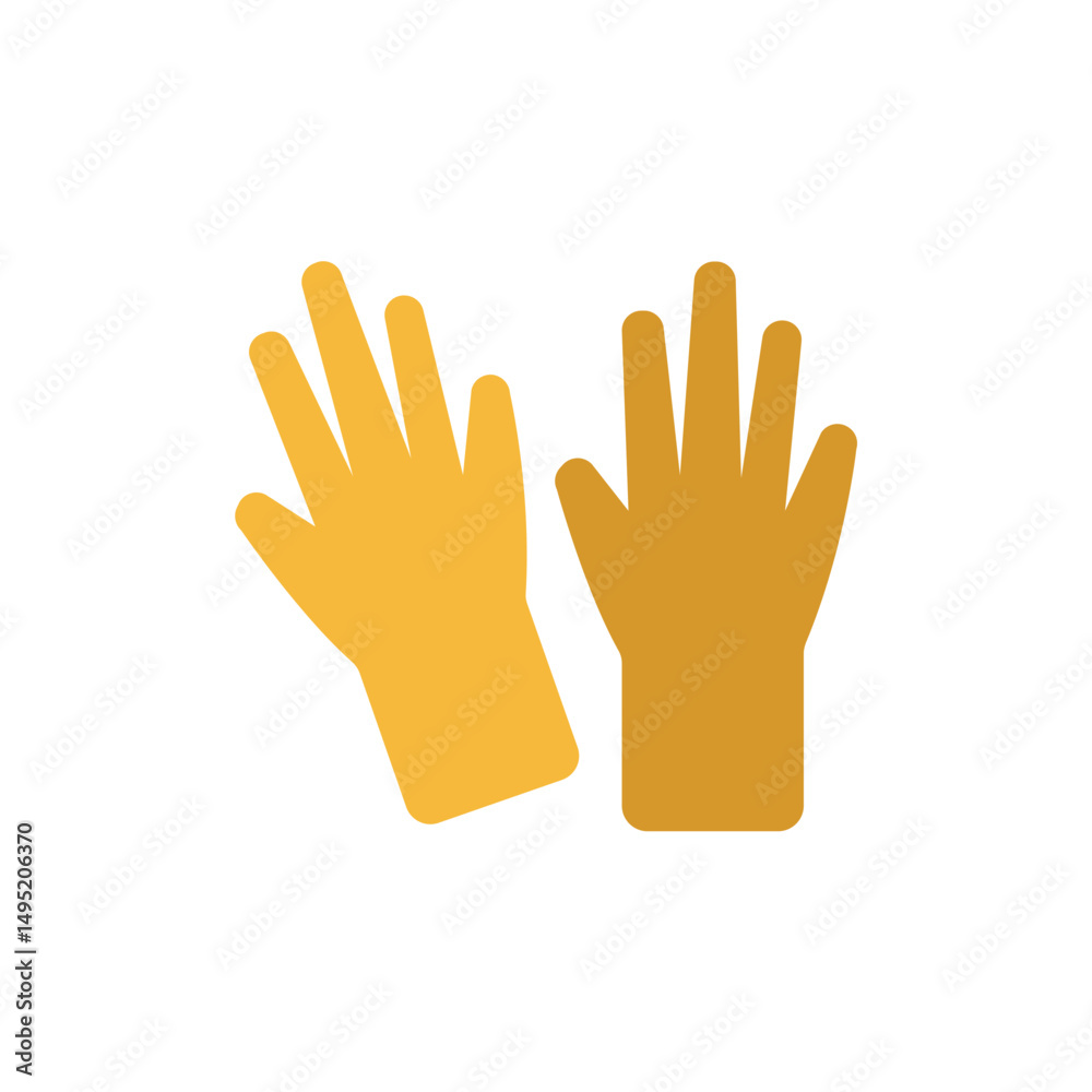 Obraz premium Protective hand covering concept for safeguarding with transparent background