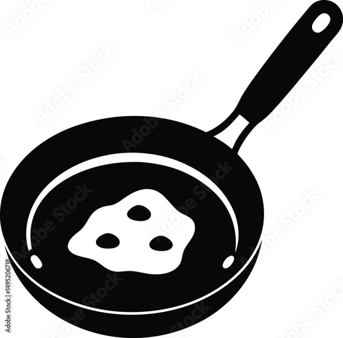 frying pan isolated on white