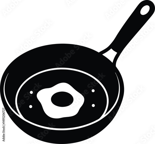 frying pan isolated on white background