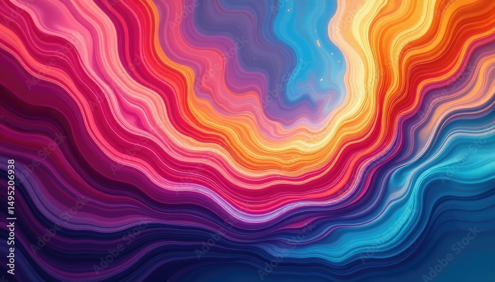 Obraz premium Abstract swirling background, vibrant colors, dynamic motion Perfect for design projects needing a colorful, energetic backdrop , vibrant, design