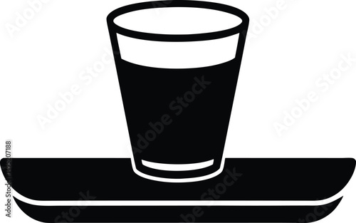 glass of cola with ice