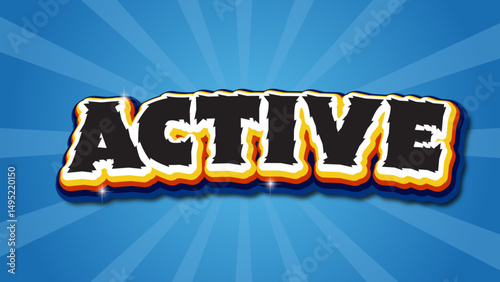 Vibrant Colorful Text Effect
Bold & Editable Illustrator Style
Perfect for Posters & Logos
