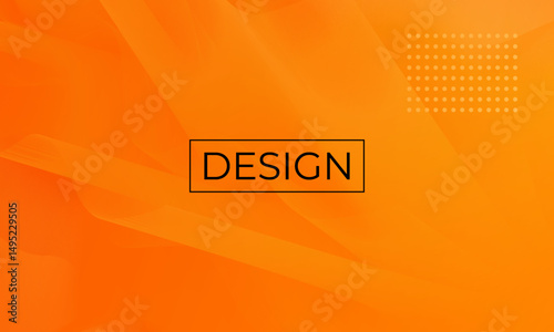 Design for a vibrant fluid abstract Orange background that adds dynamic color flow. Modern Gradient Wallpaper Design and colorful flow poster  background design. Shape of a wave of liquid. Vector.