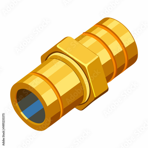 brass hose connector fitting