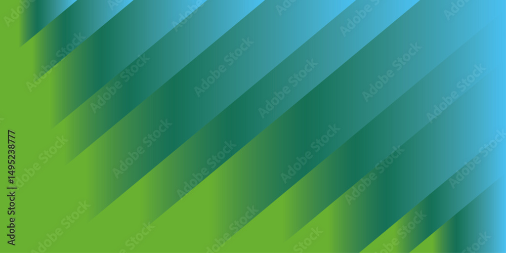 Obraz premium banner background. colorful, bright green .Abstract digital background with a bold diagonal stripe pattern using vibrant color gradient. Stripes lines gradient color with shine light textured.