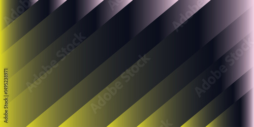 Abstract black gray,yellow, silver triangle stripes background for wide banner. website designs, and colorful presentations with a modern touch.Suitable for backgrounds, wallpapers, and modern design.