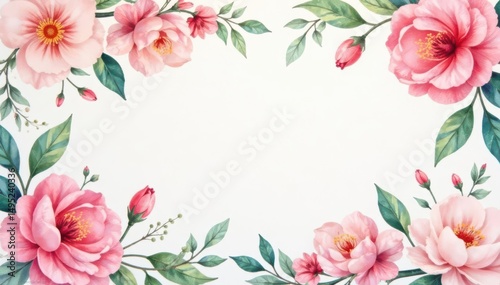 Subtle watercolor floral pattern, pastel hues, delicate details, print, background, airy