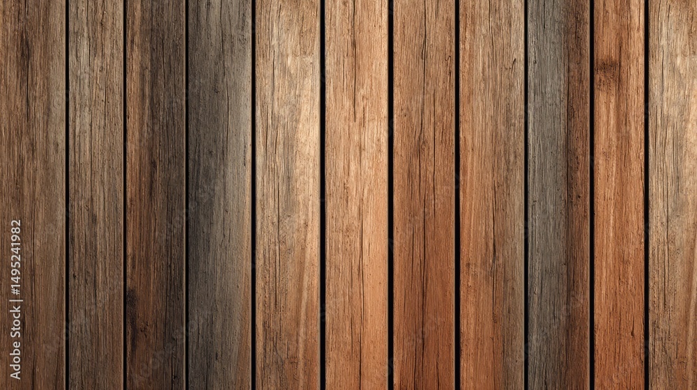 Naklejka premium Rustic Wooden Planks Background Texture