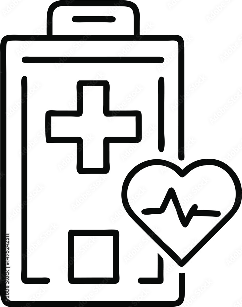 Fototapeta premium Medical&nbsp;Battery&nbsp;Icon