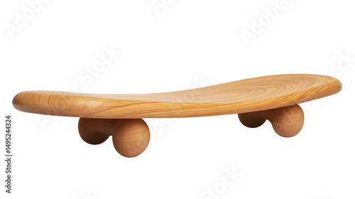 Professional Balance Board Isolated on Transparent Background