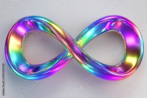 The neurodiversity symbol features a colorful infinity sign set against a white background