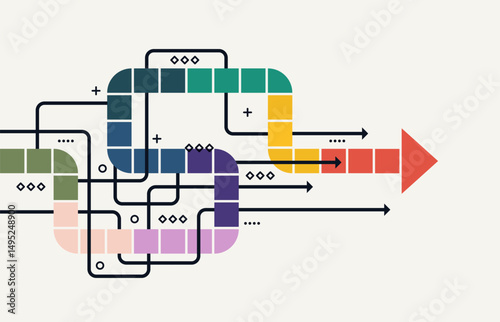Abstract arrow direction. Business investment to success. financial data graph strategy. Technology background. High speed.