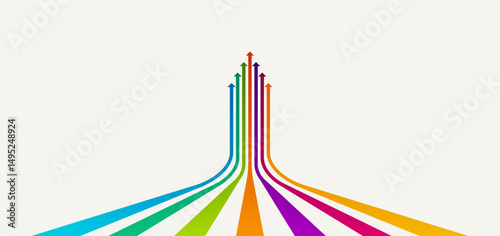 Abstract arrow direction. Business investment to success. financial data graph strategy. Technology background. High speed.