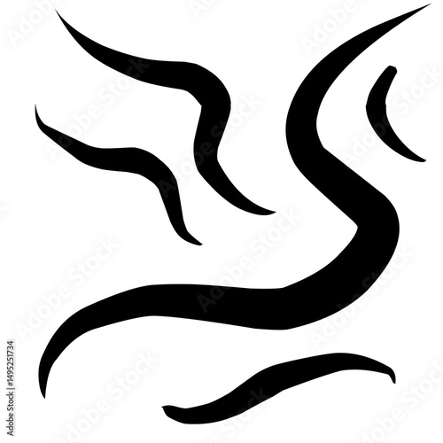 vector illustration of a man jumping