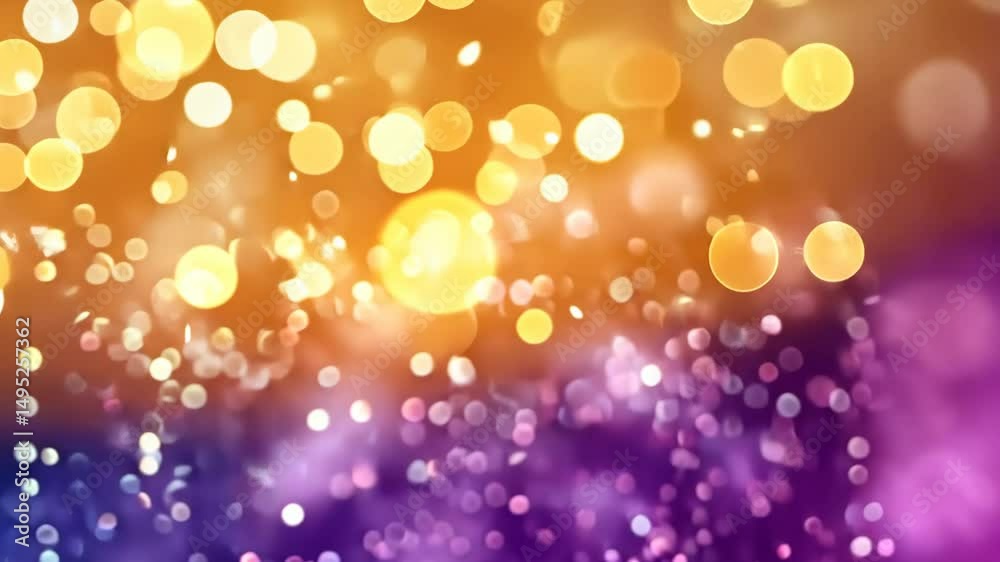 Abstract Bokeh Lights:  Vibrant bokeh lights dance and glow, creating an ethereal backdrop. Each light dot is a vibrant burst of color. The scene is full of wonder. 