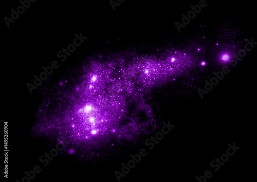 galaxy in a free space.
