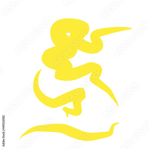 cartoon running man