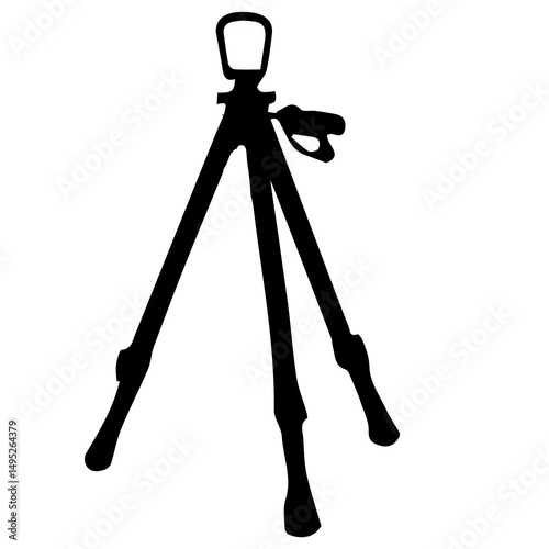 tripod isolated on white background