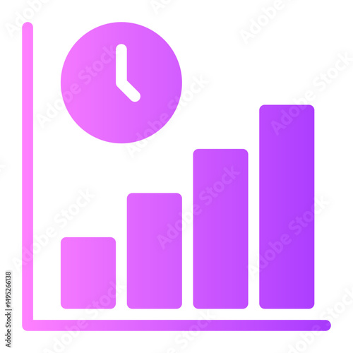 chart gradient icon