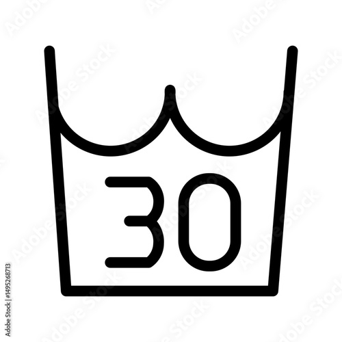 degrees line icon