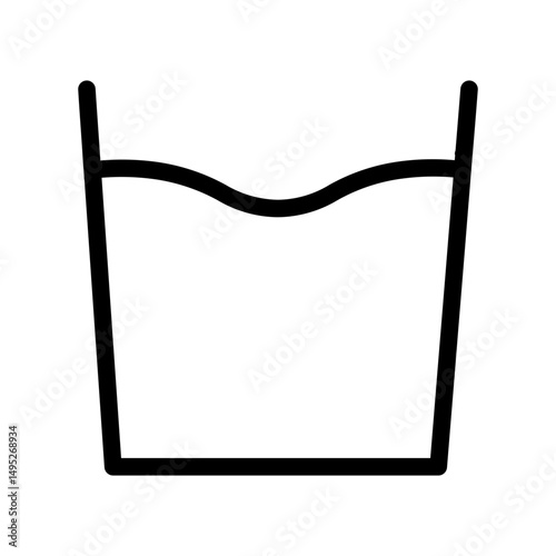 washing machine line icon