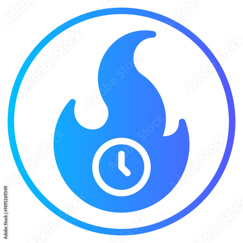 burning gradient icon
