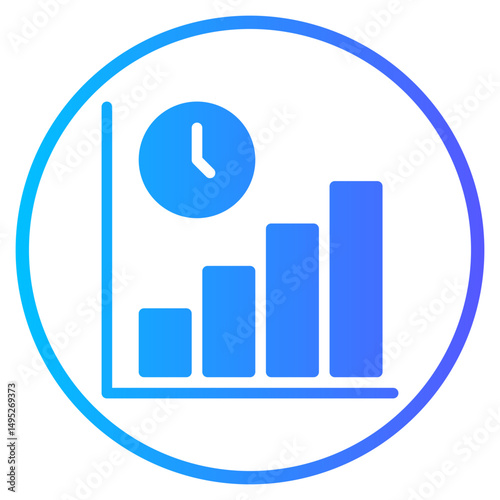 chart gradient icon