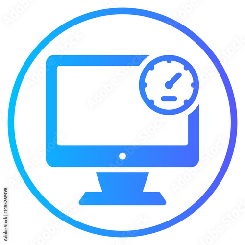 computer gradient icon