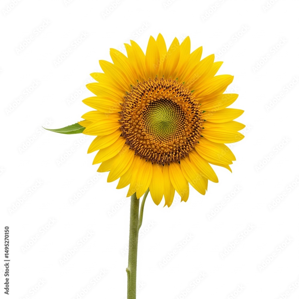 Obraz premium sunflower isolated on white