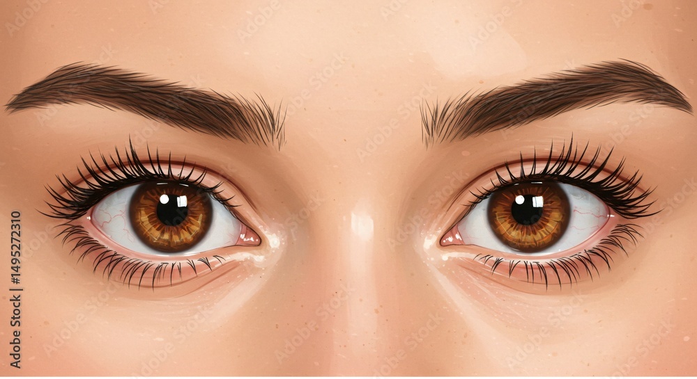 Obraz premium brown eyes