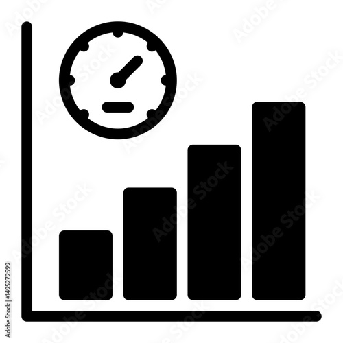 graph glyph icon
