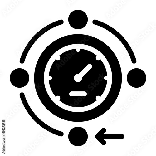 workflow glyph icon