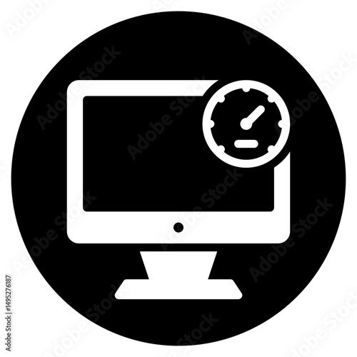 computer glyph icon
