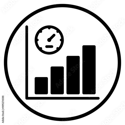 graph glyph icon
