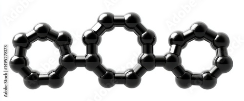 Beta Carotene, also known as provitamin A, is a red-orange organic pigment found in various plants and fruits, as shown in a molecular model through 3D rendering