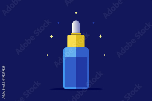 vector illustration of a medicine bottle
