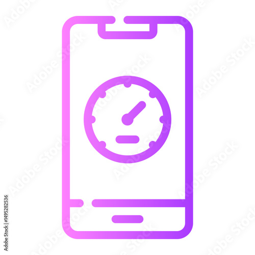 smartphone gradient icon
