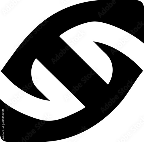 Nvidia icon flat vector