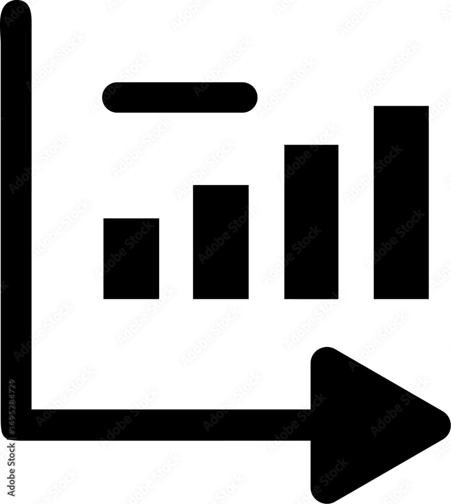 Chart icon flat vector Chart icon flat vector