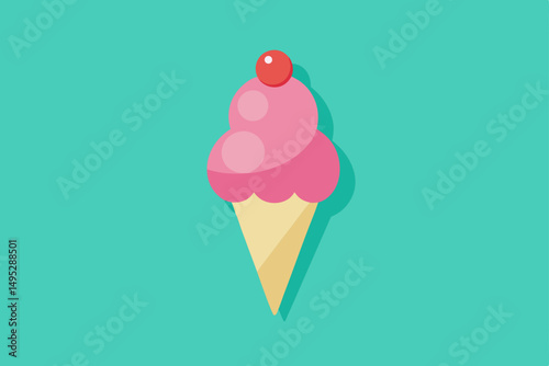 ice cream vector illustration
