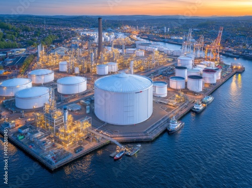 The cooling tower at Hull's Saltend Chemicals Park is part of a hub of world-class chemicals and renewable energy businesses that are pivotal in the UK's Energy Transition to a zero-carbon economy