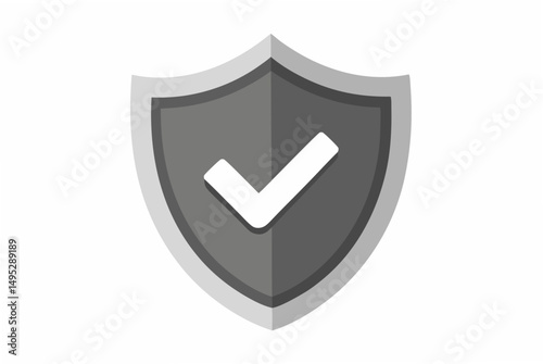 shield icon vector illustration